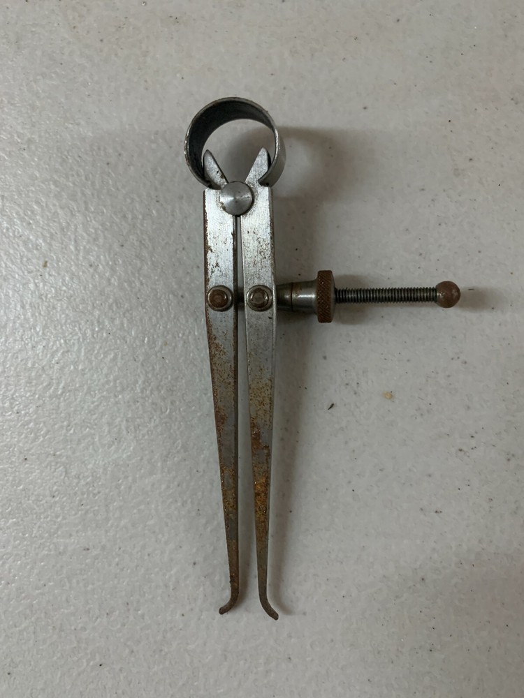 LUFKIN 42-4 INSIDE CALIPERS WITH SOLID NUT, 4" IN STOCK