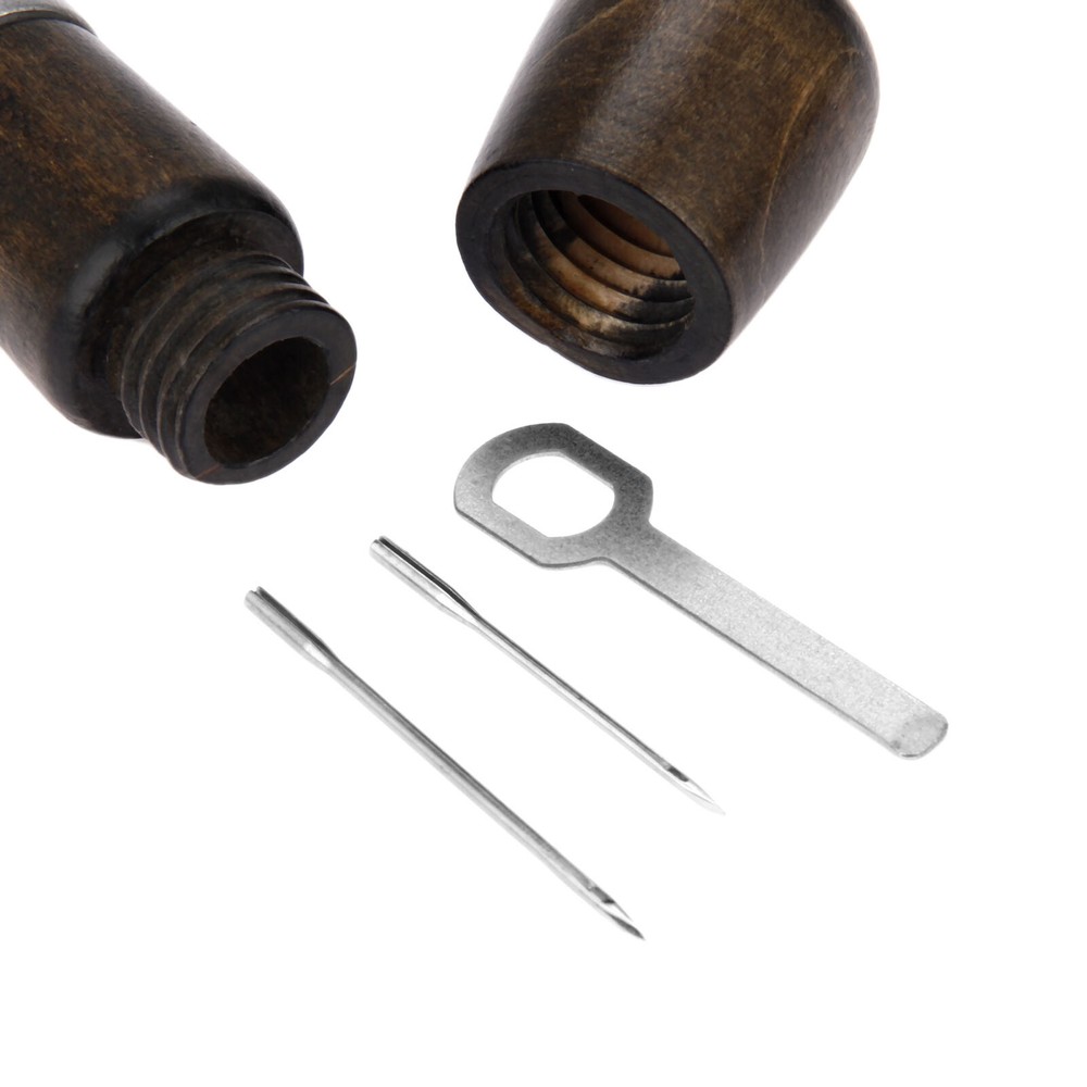 Automatic Lock Stitching Sewing Awl Needle Thread Bobbin Leather Craft DIY Tool