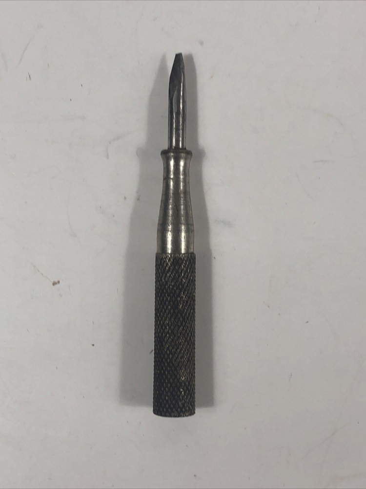 FAMOUS BUTTONHOLE WORKER ORIGINAL BOX With Instructions & Chisel Handle