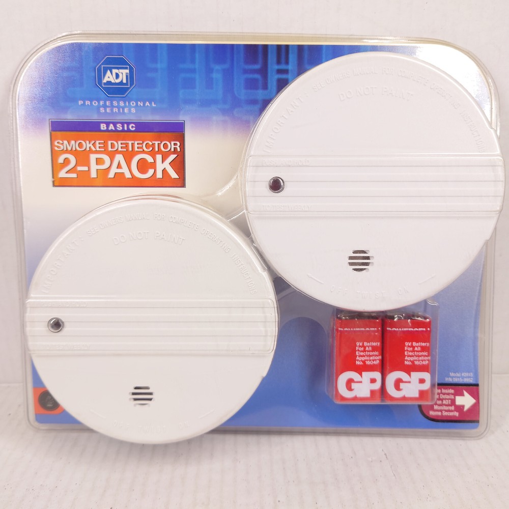 Kidde / ADT Professional Series Basic Smoke Detector 2-Pack for Home