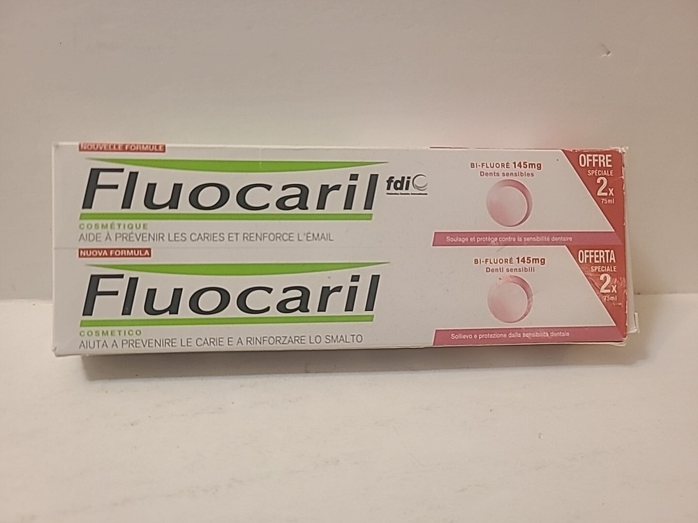 FLUOCARIL BI- FLUORE 75ml X 2 TOOTHPASTE Sensitive Teeth