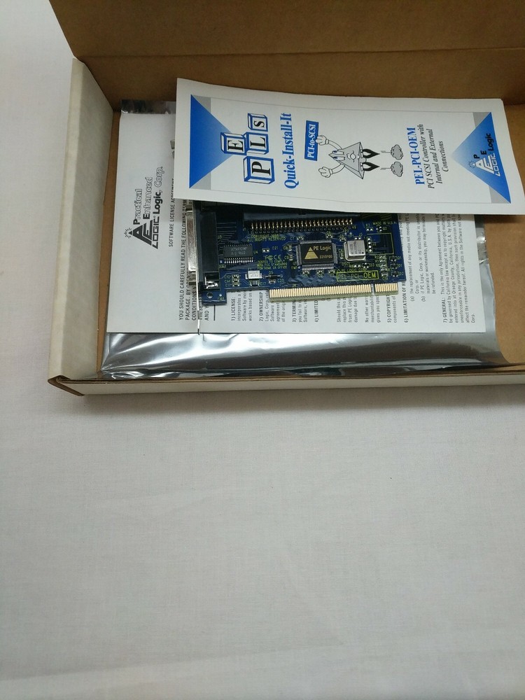 PE Logic PCI OEM Scsi Controller w/ Software