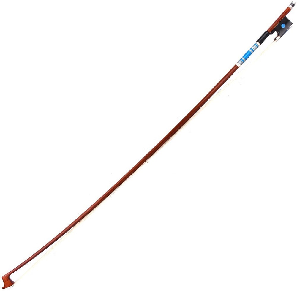 D.Peccatte Copy Master Pernambuco Violin Bow 4/4 Ebony Blue Eye Frog Silver Part