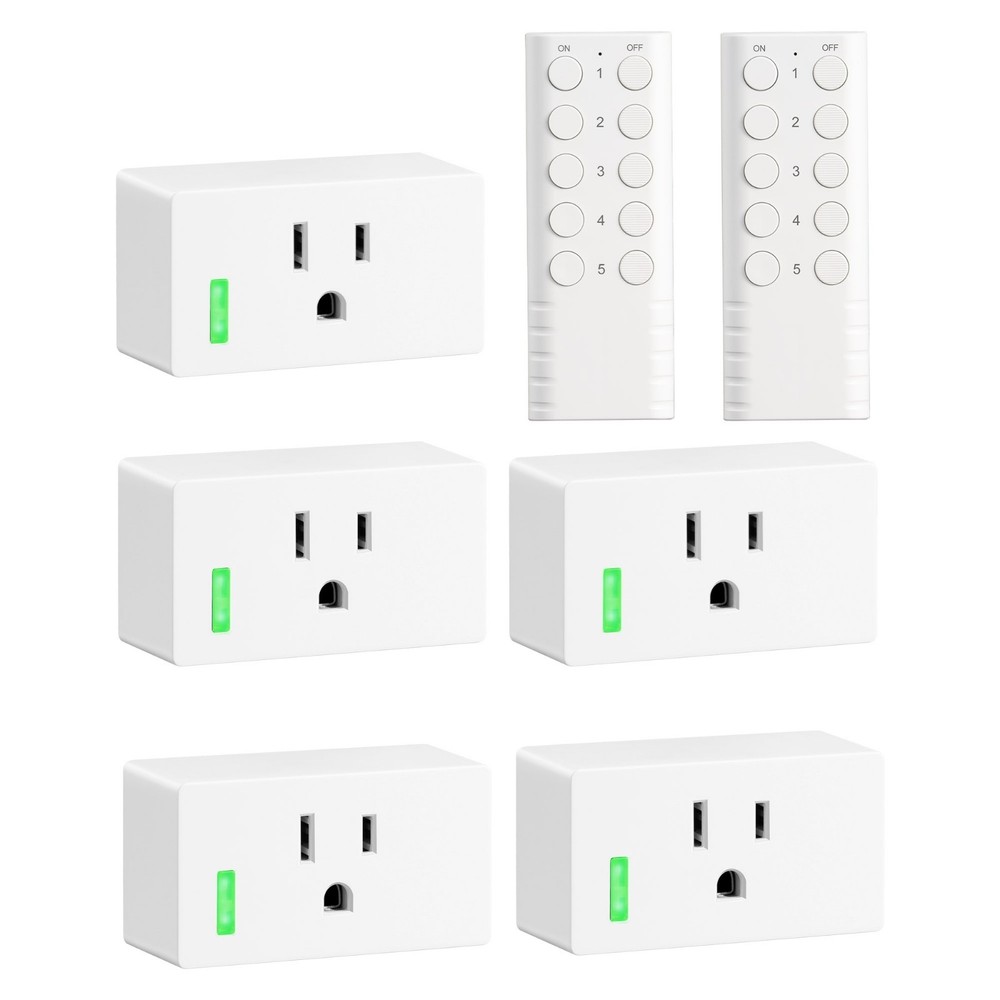 200FT Range Remote Control Outlet, No Interference Strong Signal,Indoor Wireless