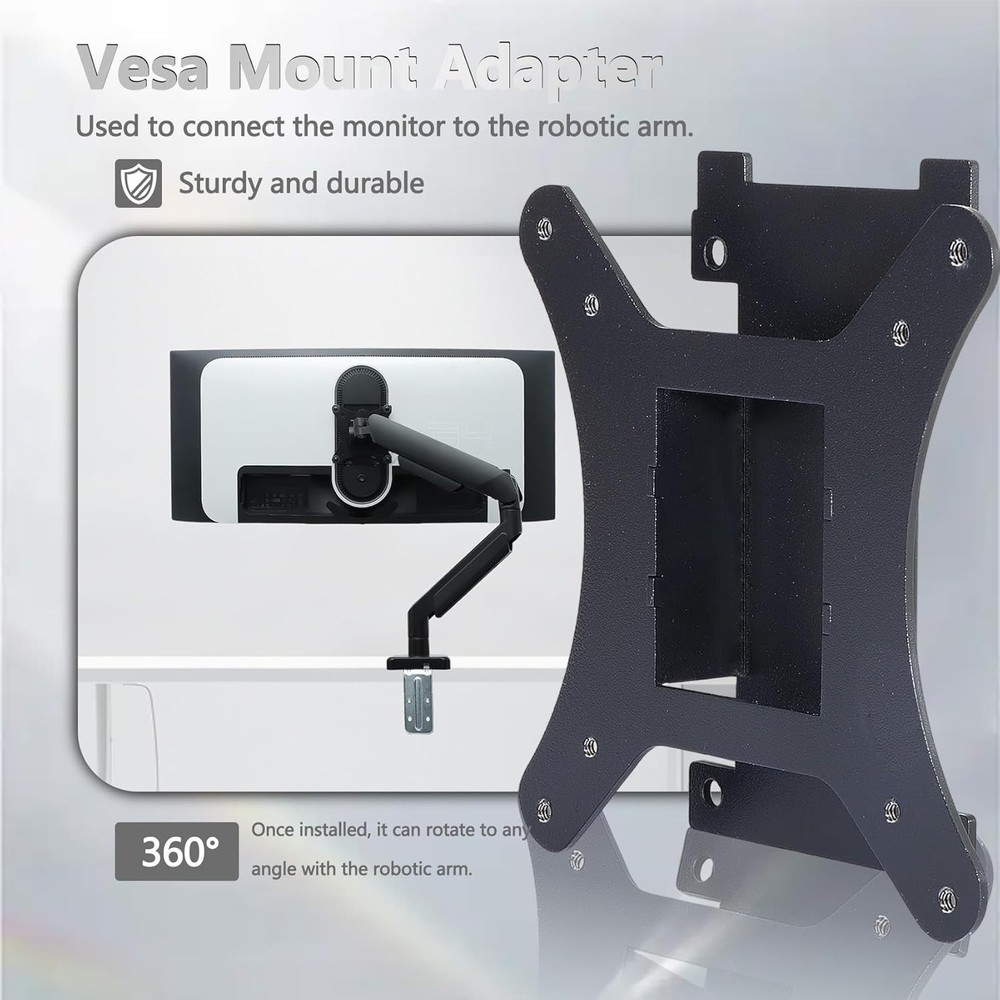 Durable VESA Adapter for Alienware 34" Curved Monitors - Space-Saving Solution