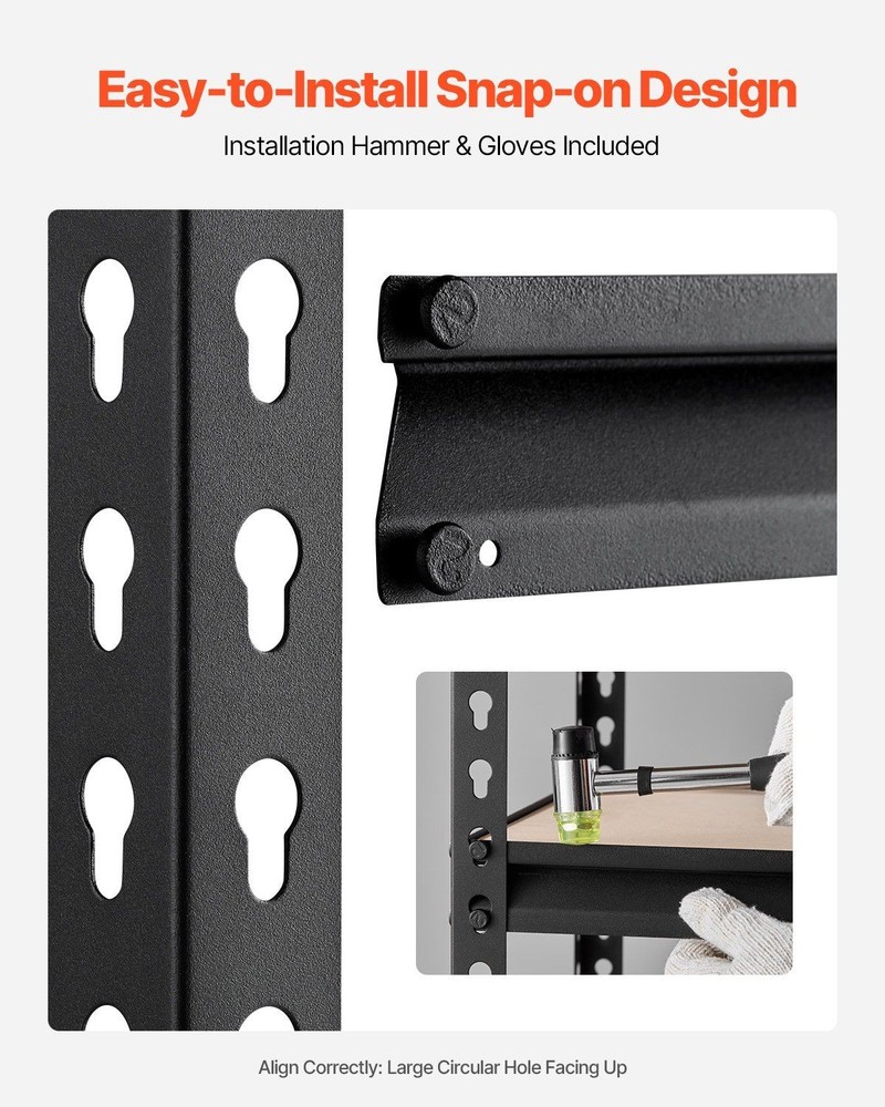 adjustable 5-tier 16x36x71.4 storage rack for flexible use