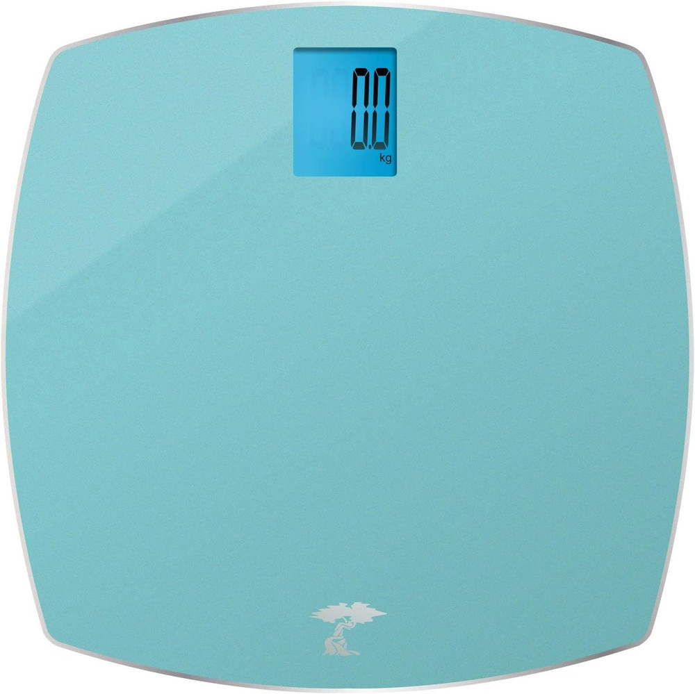 400 Lb Capacity Precision Digital Glass Bathroom Scale, Blue