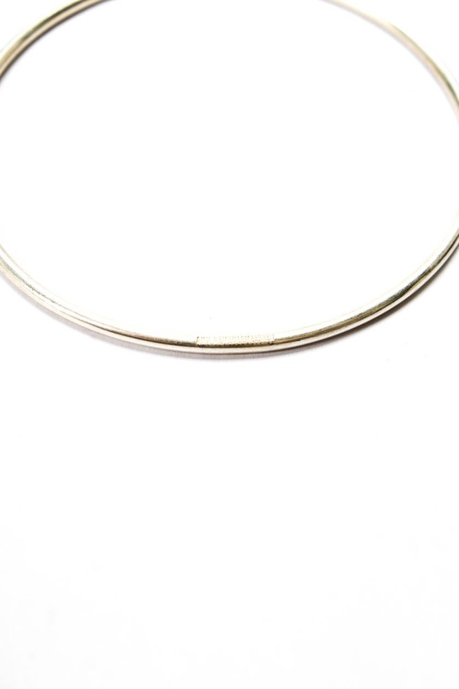 Ann Demeulemeester Womens 925 Silver Bangle 2.5" 7.2g