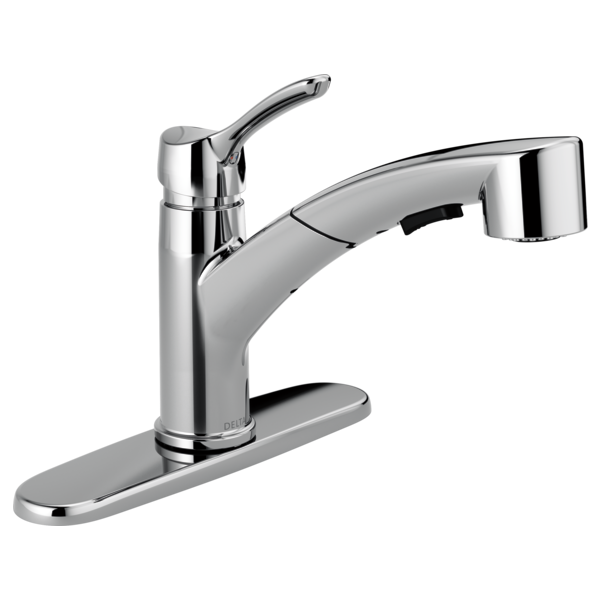 Delta Collins Pull-Out Kitchen Faucet Chrome-Certified Refurbished