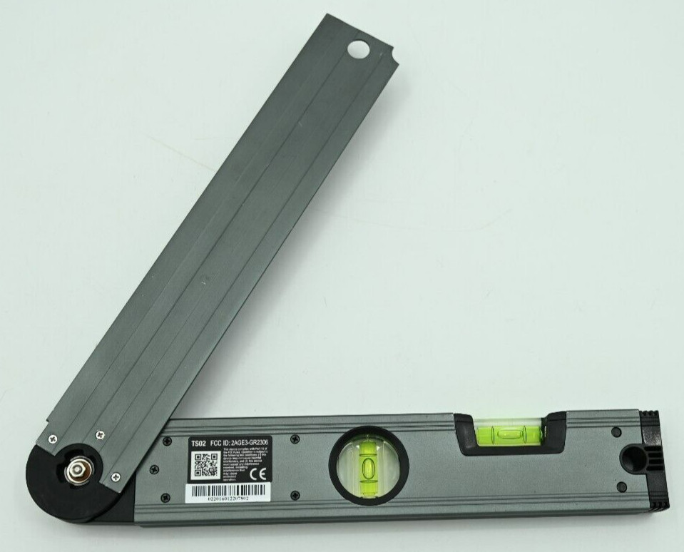 General Tools Digital Angle Finder TS02 ToolSmart 10.5-inch Bluetooth