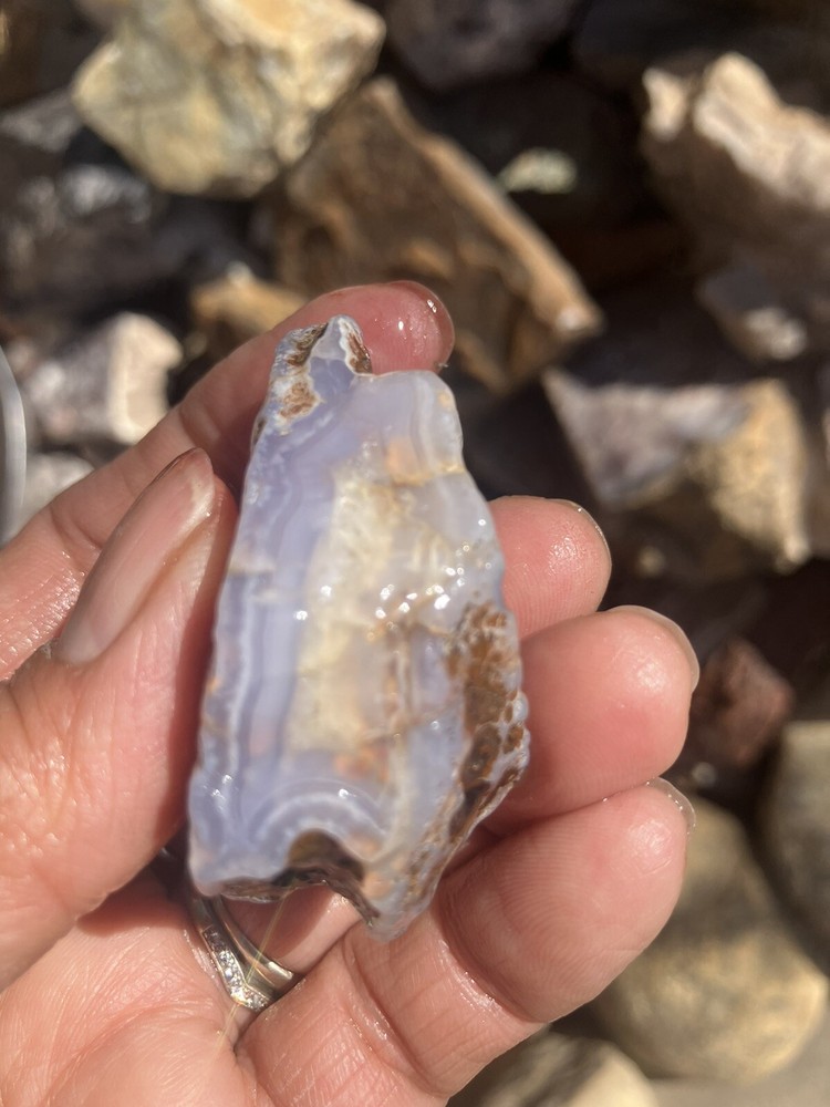 Holley Blue Agate Specimen
