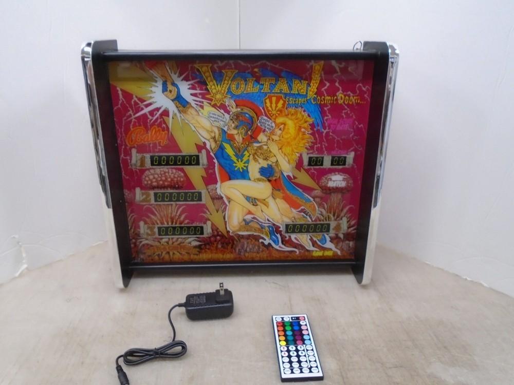 Bally Voltan Escapes Cosmic Doom Pinball Head LED Display light box
