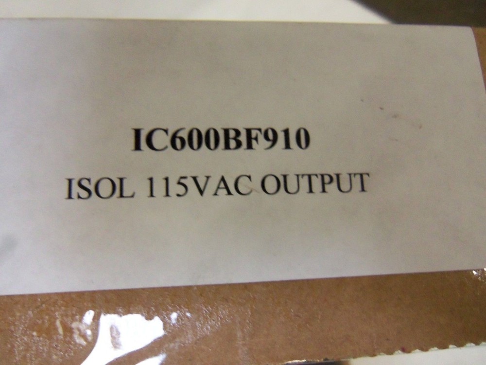 GE FANUC IC600BF910K OUTPUT MODULE (UNMP) NSMP