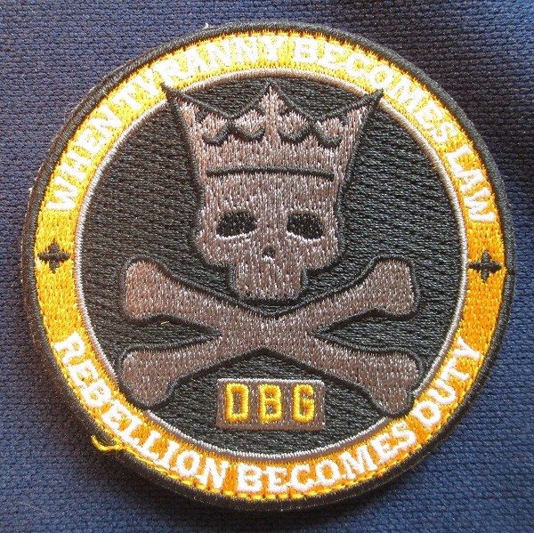 8 ASSORTED EDC MORALE PATCHES "DANGEROUS BUT GOOD" EMBROIDERED HOOK & LOOP