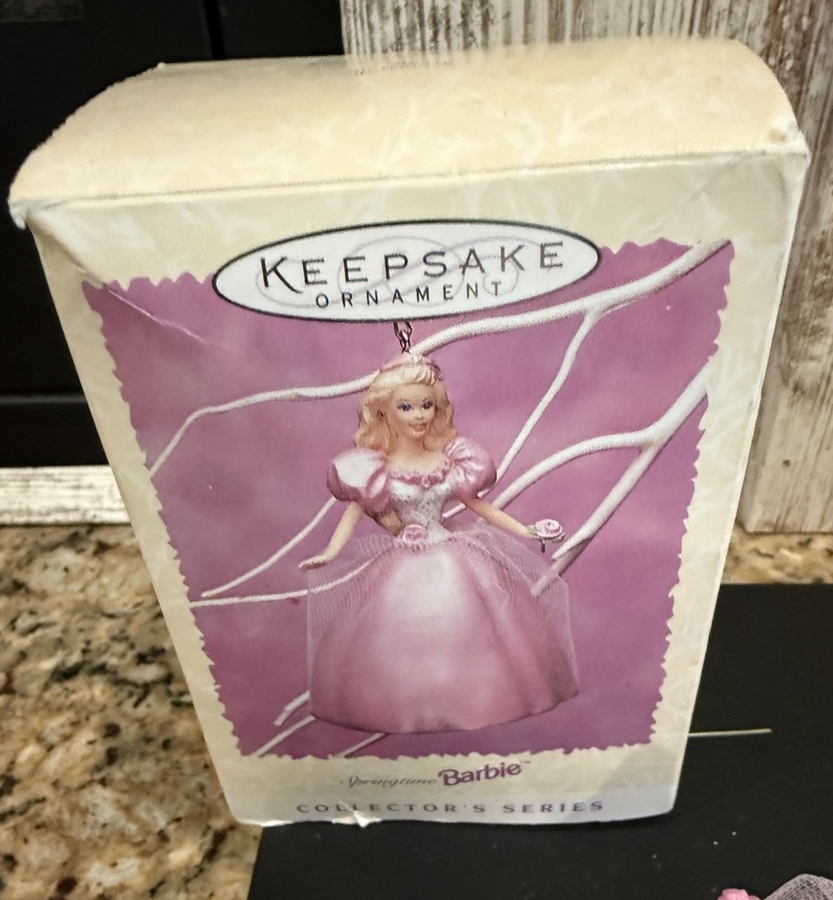 Hallmark Keepsake Barbie Ornament 1996 Easter Collection Vintage