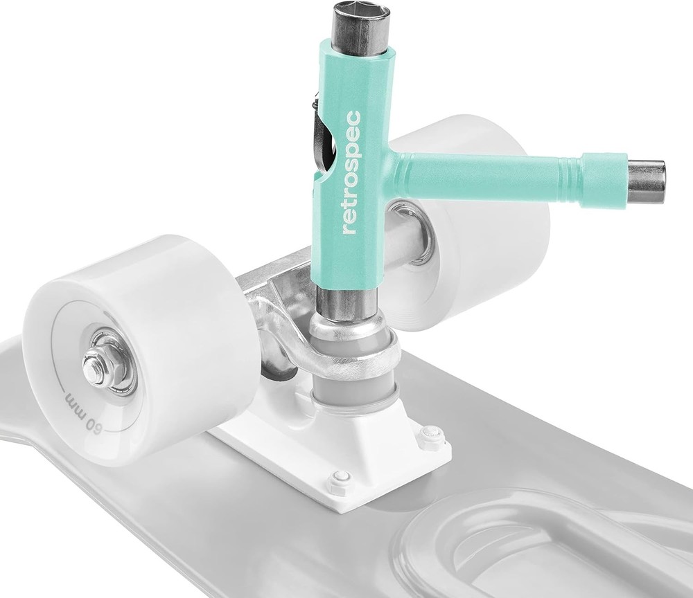 Retrospec Upkeep All-in-One Multi-Function Portable Skate Tool 2-in-1 , Aqua