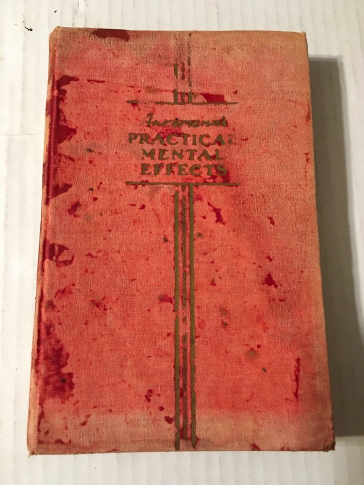 Annemann's Practical Mental Effects 1946 Hardcover Book