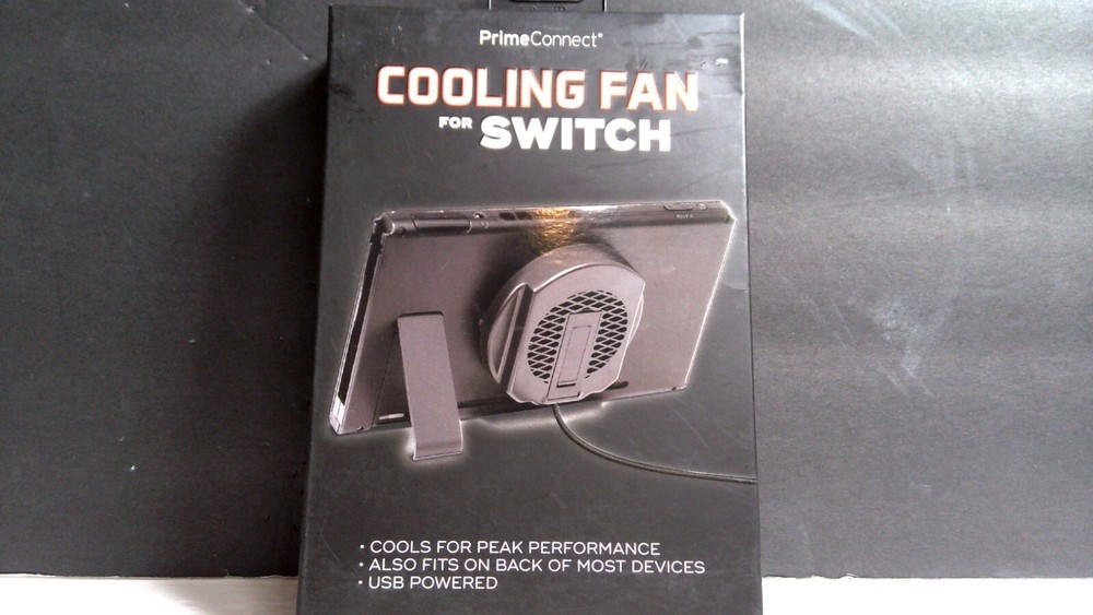 Prime Connect Cooling Fan For Nintendo Switch Black E24