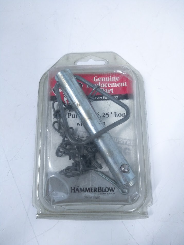 Bulldog 500232, 5/8'' Pull Pin , 4.25'' Long With Chain
