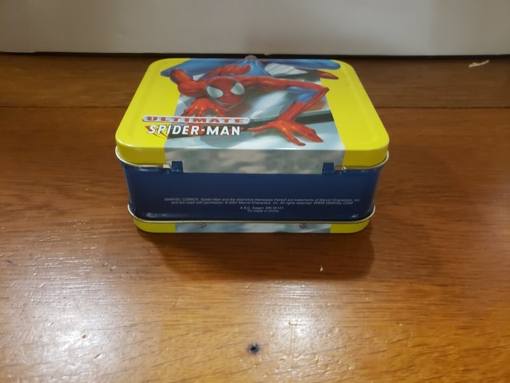 Ultimate Spider-Man Mini Lunch Box Tin 2001 Marvel Comics Spider-Man