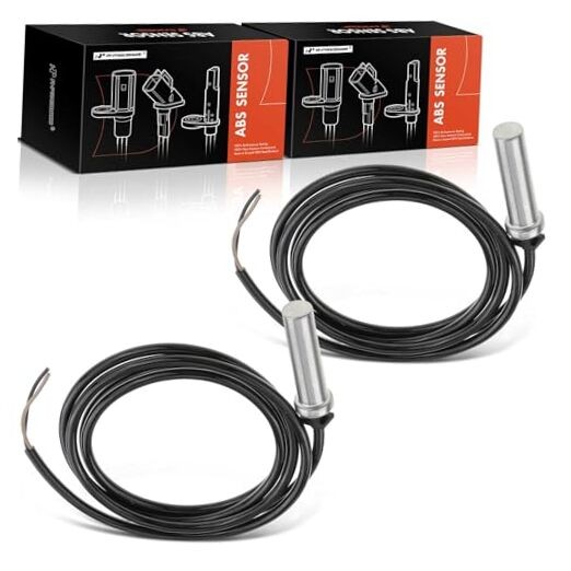 2PC Set Rear ABS Wheel Speed Sensor Compatible with Dodge & Freightliner