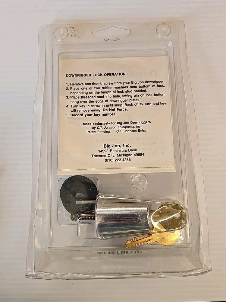 BIG JON DOWNRIGGER LOCK FISHING ACCESSORY LD553