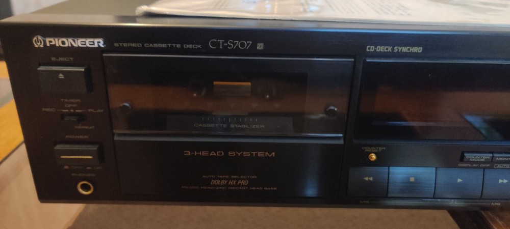 vintage cassette deck tested working