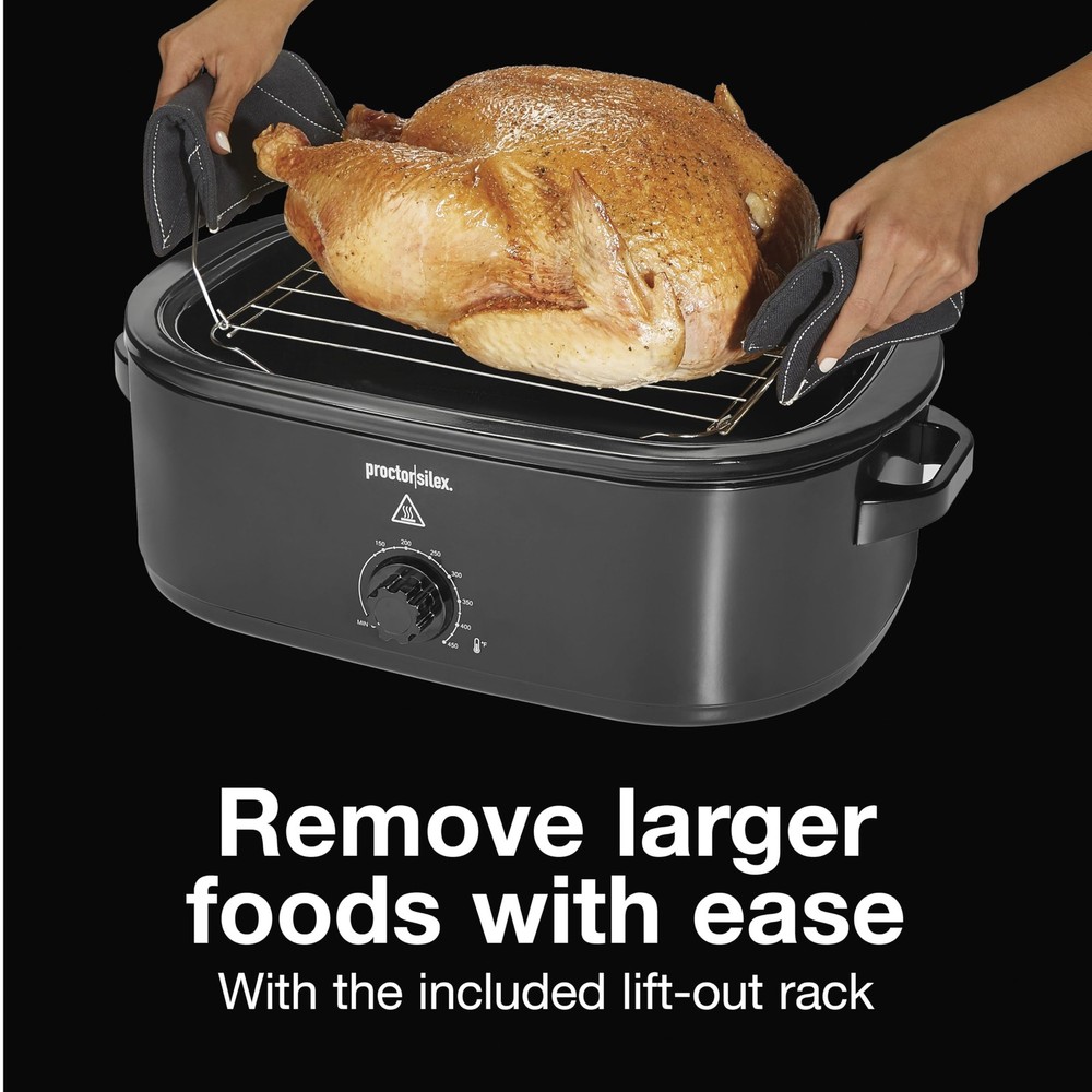 Proctor Silex 24-Pound Electric Roaster Oven with Variable Temperature Control,