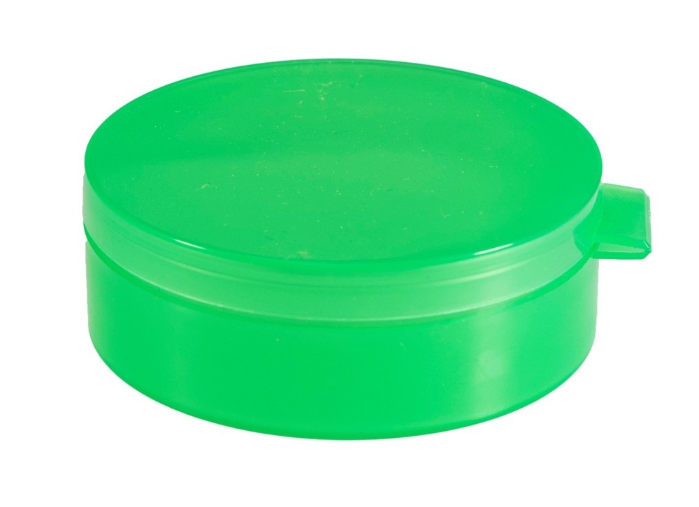 12 Count Green - Biodegradable Standard Plastic Storage Containers #1634
