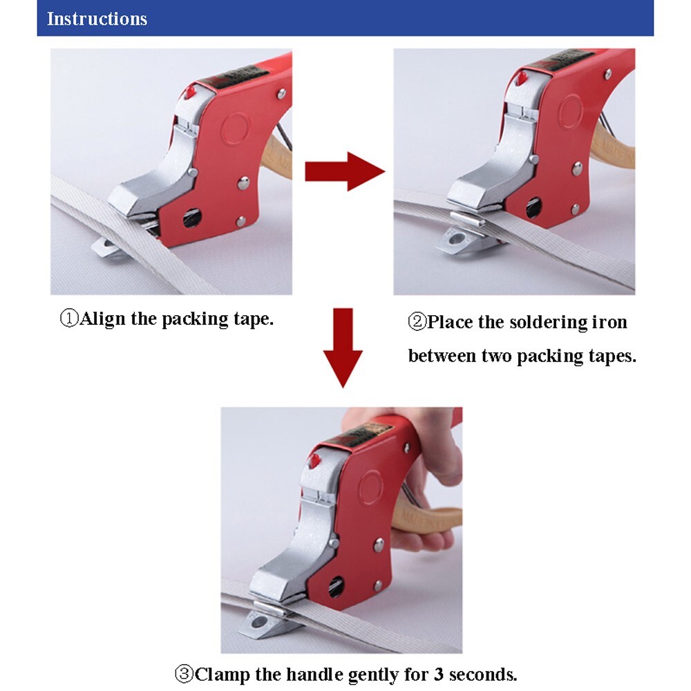 Handy Strap Electric PP Pack Heating Welding Strapping Tool Baling Machine 220V