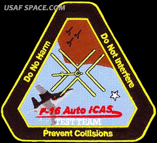 USAF 416th FLIGHT TEST SQ - INTEGRATED AUTO AIR COLLISION AVOIDANCE SYSTEM PATCH