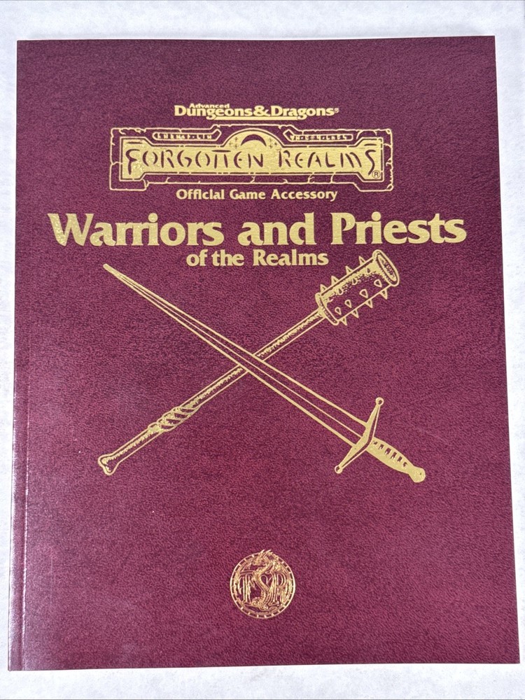 2 AD&D 2e Forgotten Realms Accessory Books Warriors, Priests, Wizards, Rogues 👀