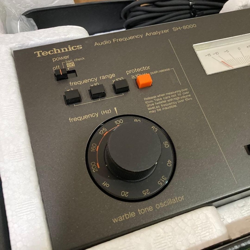 Technics SH-8000 Graphic Equalizer Checker Audio Analyzer with Microphone