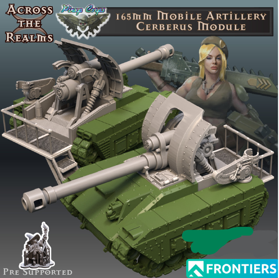 165mm Mobile Artillery Cerberus (32mm)