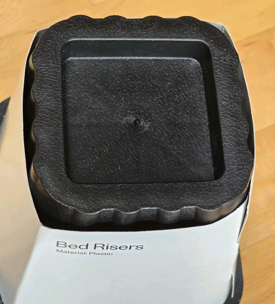 4pk Bed Risers Espresso