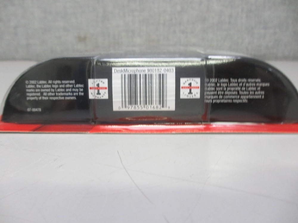 3x Labtec Mic 524 Microphone PC MAC Desktop Computer Unidirectional 980182-0403