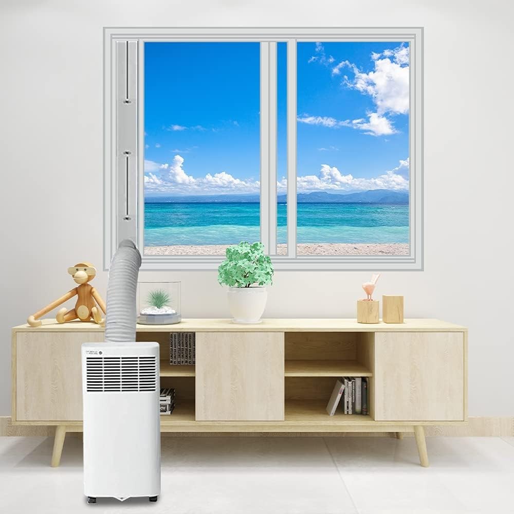 Efficient AC Window Kit for Residential Use - No Tools Required Installation