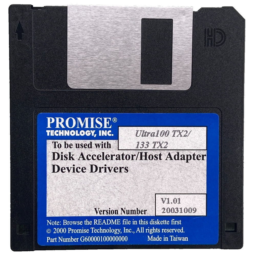 Software Driver Promise Technology Disk Accelerator Host Adapter V1.01 Ultra100