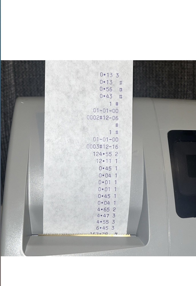 Sharp XE-A101 Electronic Cash Register TESTED with Key