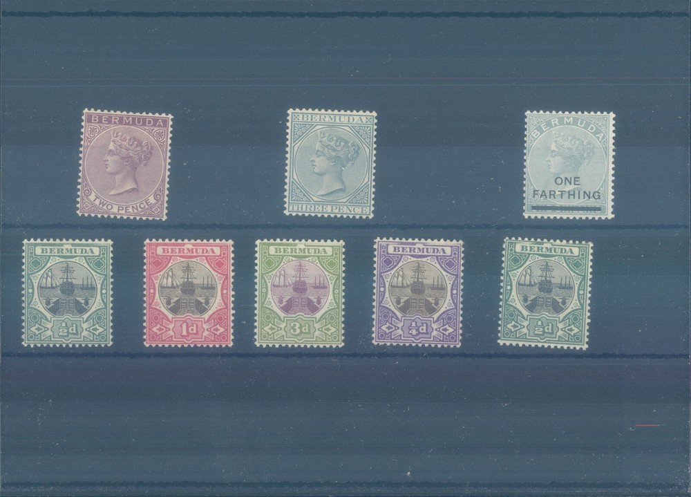 BERMUDA 1874-1903 MH/MNH stamps