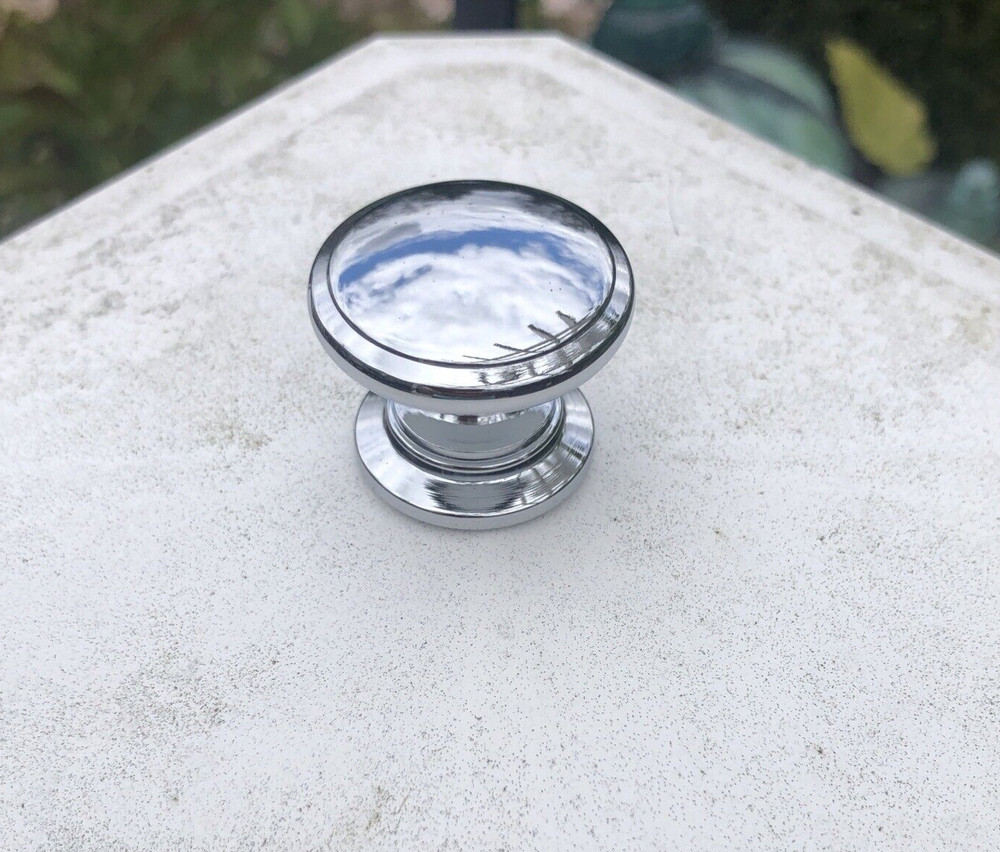 13 Cliffside 161-PC Polished Chrome Finish Solid Brass 1-1/4" Cabinet Knob Pull