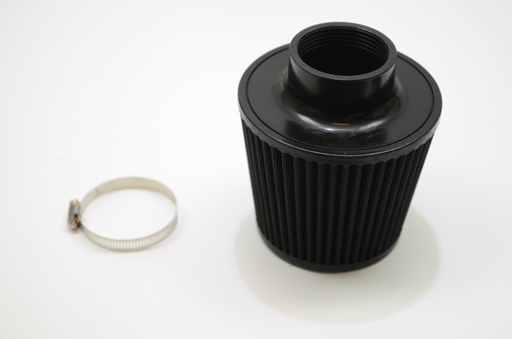 1320 Performance 2.5 inch Universal air filter cone reusable short version Black