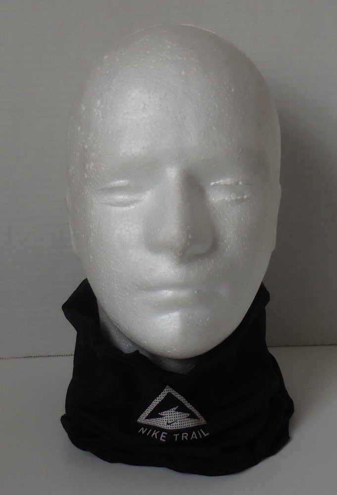Nike Dri-Fit Trail Wrap Neck Face Black/White !