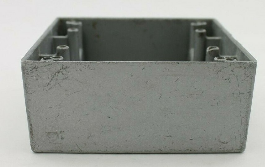 E18407 Seven Hole 2-Gang Outlet Box