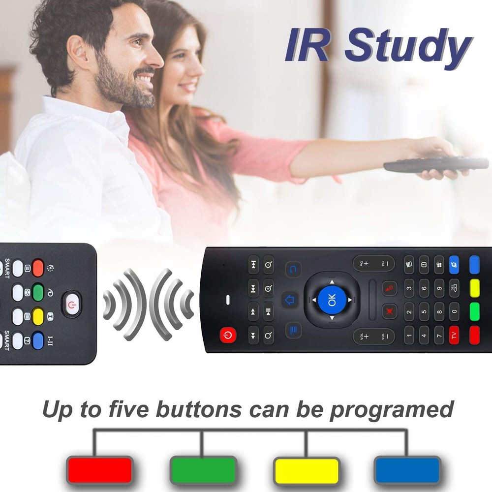 Remote, MX3 2.4G Android Remote with Mini Wireless Keyboard,for Android TV//I...