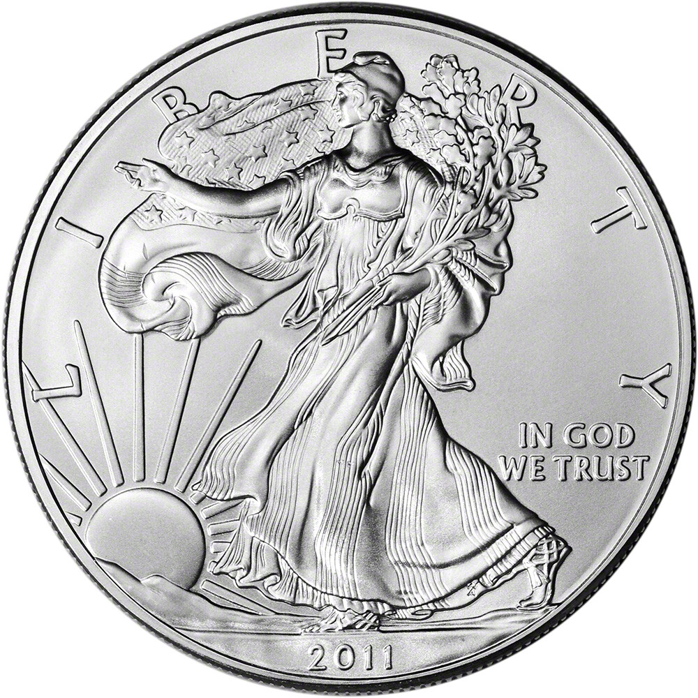 2011 American Silver Eagle 1 oz $1 - BU