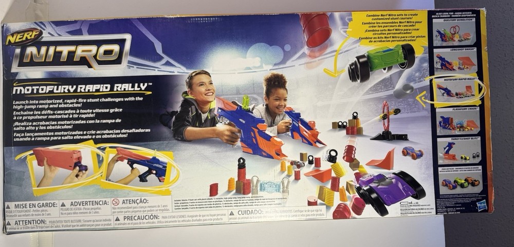 Nerf Motofury Rapid Rally Motorized Rapid-Fire Blasting - New