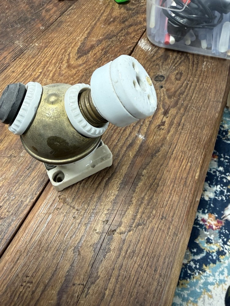 Antique Perkins Electric Attachment Plug