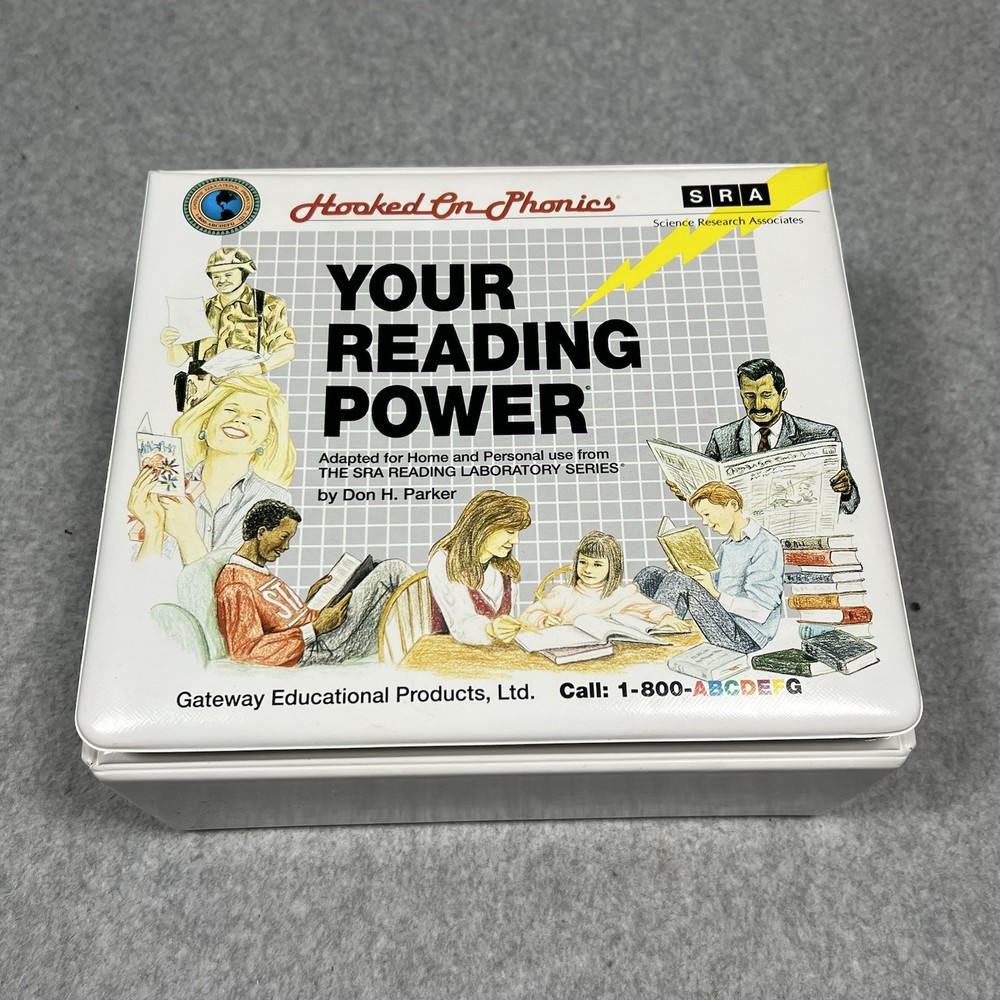 Vintage Hooked on Phonics Reading Power SRA Complete Set
