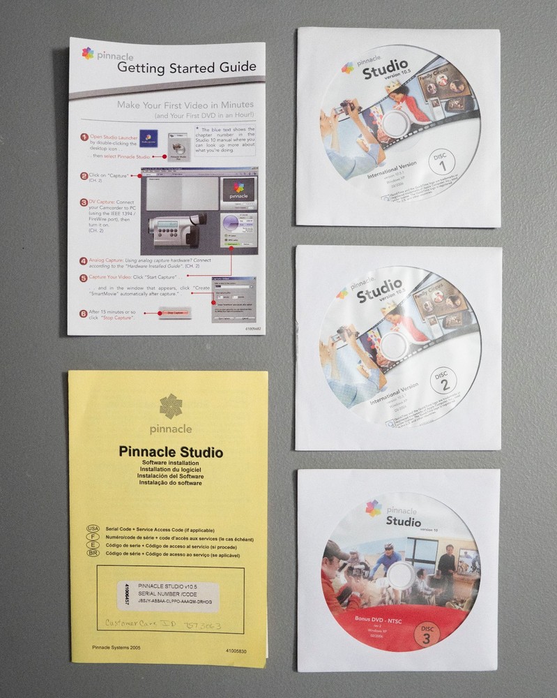 Pinnacle Studio Version 10.5 Video Editing Software - 2006